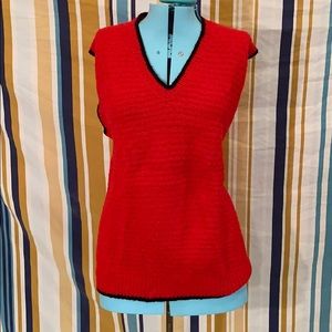 Cute True Vintage Hand Knit Sweater Vest
